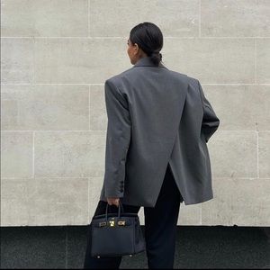 𝗡𝗪𝗧 𝗭𝗮𝗿𝗮 • Shoulder Pad Vented Blazer